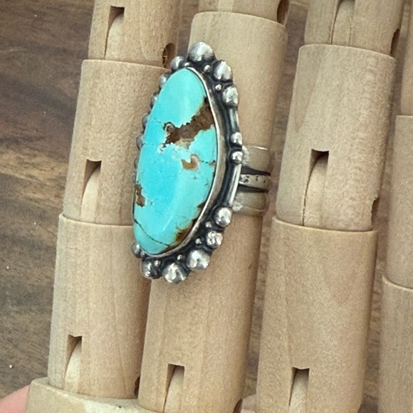 Sterling To Love turquoise sterling silver ring - Picture 5 of 8